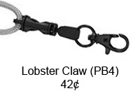 Metal Lobster Claw w/ Saddle