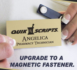 Magnetic fasteners are strong and easy to use, holding securely through multiple layers of fabric. 